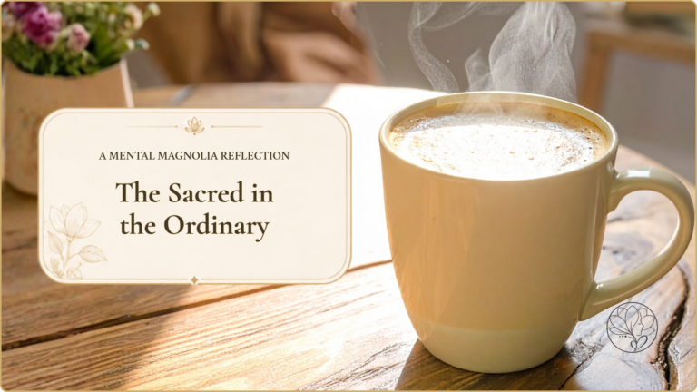 The Sacred in the Ordinary